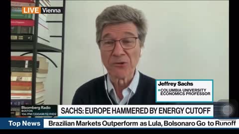 Columbia U. Economics Prof Jeffrey Sachs: US Did Nordstream Bombings