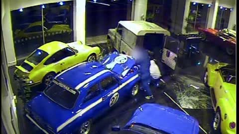 Thieves steal $180,000 car off showroom floor