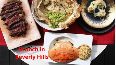 Brunch Menu - Crustacean Beverly Hills