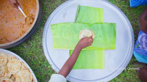 Kizhi Parrotta - Banana Leaf Parotta