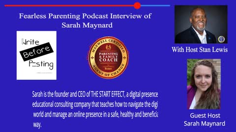 FearLESS Parenting Interview of Sarah Maynard