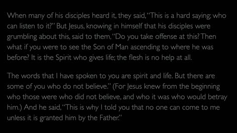 The Gospel of John - Chapter 6