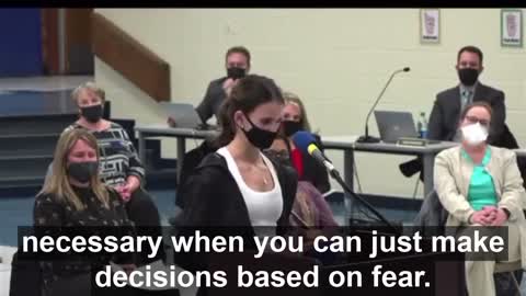 Student to school board: Thanks for making us wear masked so triple vaxxed adults feel safe