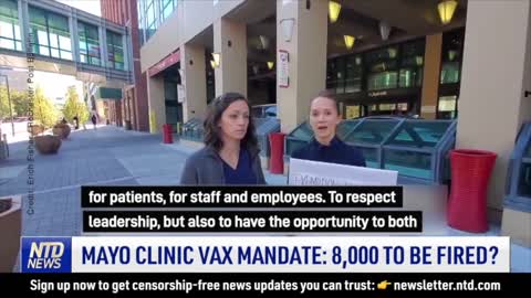 Mayo Clinic Vax Mandate: 8,000 to Be Fired?; China Ramps Up Virus Control to New Heights | NTD News