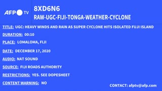 Super cyclone Yasa hits Fiji