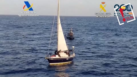 Interceptan un velero en aguas de Canarias con 200 kilos de cocaína