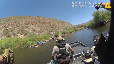 BODYCAM: Lake Patrol Water Rescue of Young Girl in Maricopa County