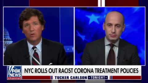 Stephen Miller on Tucker Carlson - Racist COVID Medical Treatment