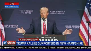 Donald Trump speaks in NH 10/9/2023: Law Enforcement & Drugs