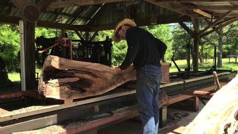 KINKY WALNUT Vs ANTIQUE CIRCLE SAWMILL