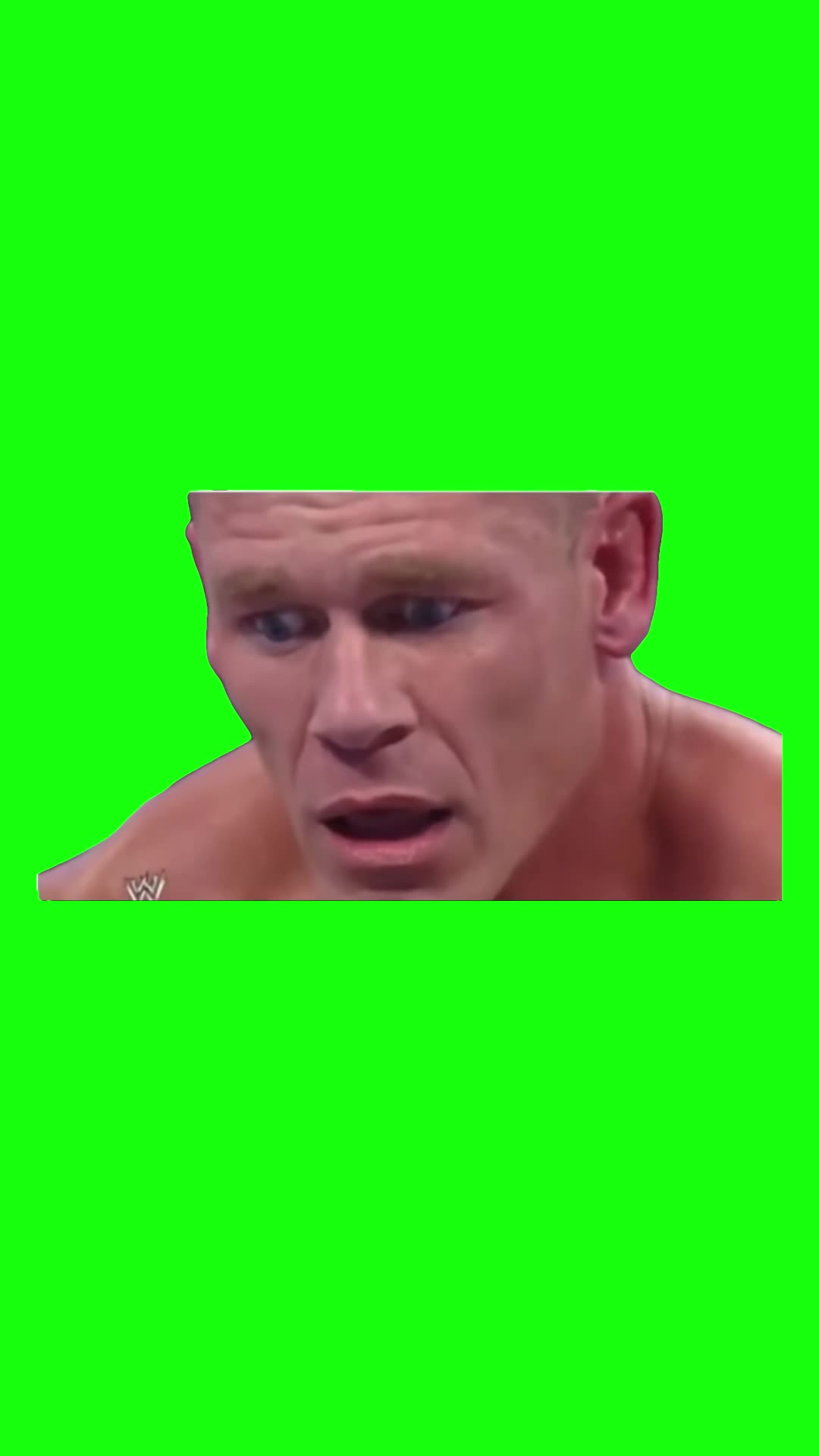 Shocked John Cena | Green Screen