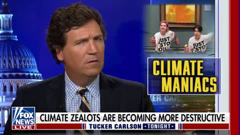 Tucker Carlson says radical environmentalists should be treated as “religious extremists.”