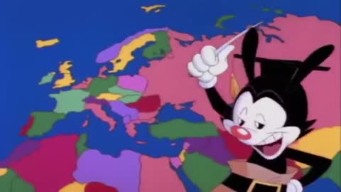 Yakko's World But Only Countries With Red In Their Flag