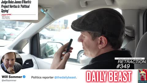 RETRACTO 349 Daily Beast's Will Sommer RETRACTS headline ‘Judge Rules Veritas is Political Spying’