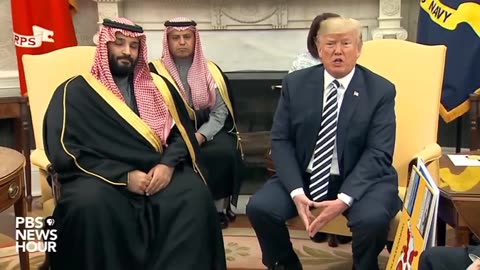 press conference that President Trump held with Saudi Crown Prince
