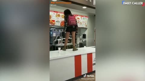 Burger King BERSERKER: Woman Smashes Machines After Issue With Order
