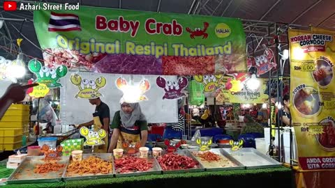 BABY CRAB COMEL-COMEL | FESTIVAL MAKANAN THAILAND