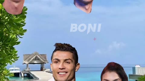 Which head is real? football, head, ronaldo, shorts,