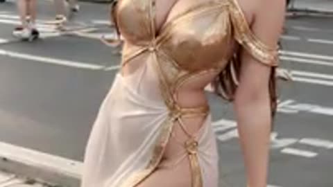 ai oops hot girls on sexy dress outfit