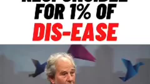 Dr Bruce Lipton - How we have control of our genes - Lifestyle causes diseases - not Genes