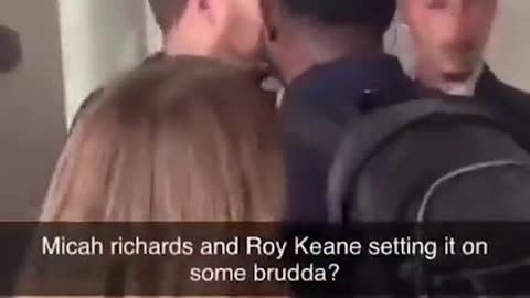 Micah Richards at Roy Keane's defence after 'headbutt' by fan