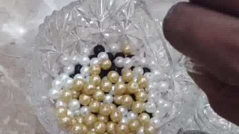Reverse beads pearl asmr satisfying video
