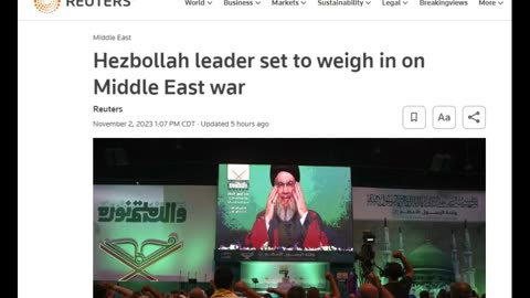 Yemen-Houthis enter Israel war on Oct. 31, 2023. Hezbollah leader will enter war on Friday Oct. 3?