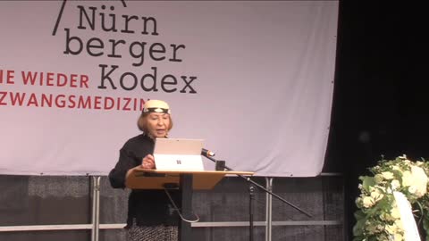 Vera Sharav - Full speech at Nuremberg August 20,2022