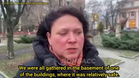 ►🇷🇺🇺🇦🚨‼️ Valentina from Avdiivka tells how she was evacuated by Russian soldiers