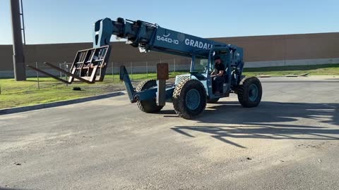 Telehandler Forklift Gradall 544D-10 4x4 10,000 LB 55' Reach Telescopic $58,000