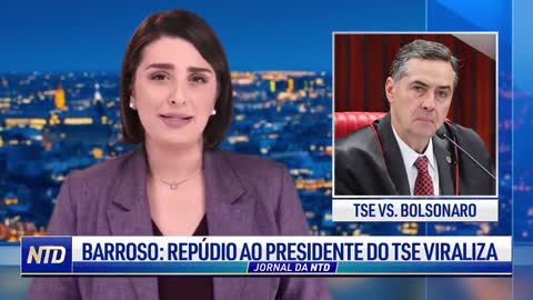 TSExBolsonaro: Queixa crime contra o presidente; Brasil: Oficiais chineses: declarações questionadas