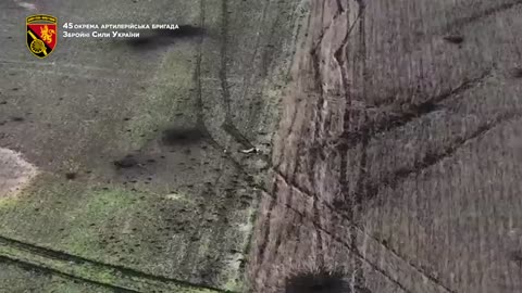 UAF 45th Separate Artillery Brigade take out a large group of Russian infantry