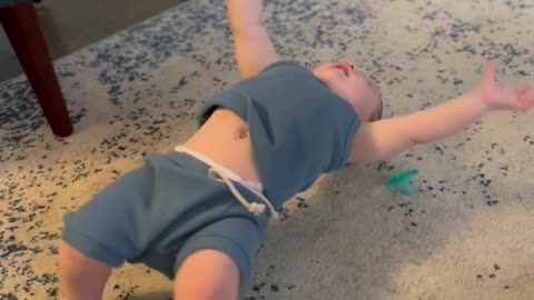 Silly Baby Dances Upside-Down