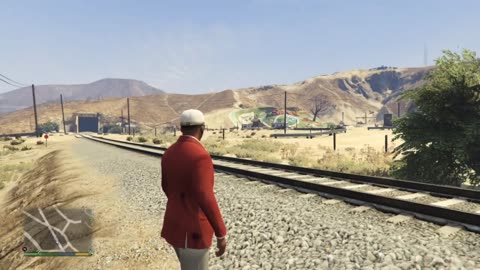 TRYING TO STOP THE TRAIN IN GTA 5 STORY MODE ON [PS4 PS5 XBOX 360 & SERIES S]- IMPRESSIVE GAMEPLAY
