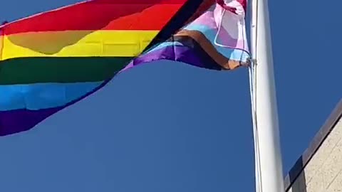 Treasonous: San Francisco Sheriff, Police, & Fire Depts salute pride flag while dressed in uniform