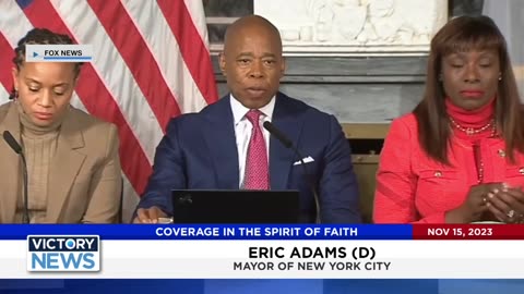 Victory News 11/15/23-4p.m: NYC Mayor Adams Says Citizens May Have to Volunteer in Public Schools