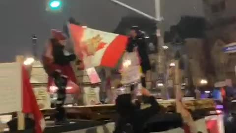 Absolutely Beautiful Scenes In Ottawa Canada On 5th Day Of Trucker Freedom Convoy Protest