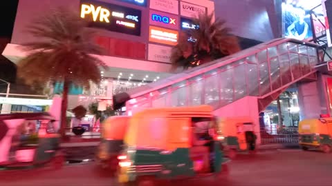 Indore City Road Night View 🌿🇮🇳