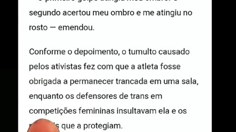 Militantes de esquerda agridem atleta que palestrava sobre presença trans em competições femininas