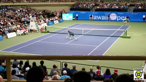 Kei Nishikori vs. Milos Raonic FINALS HIGHLIGHTS - Hawaii Open Tennis 2018