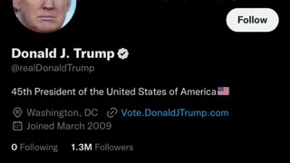 DONALD TRUMP UNBANNED ON TWITTER