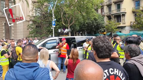 Declaraciones de J Valero, Elite Taxi Madrid, en Barcelona