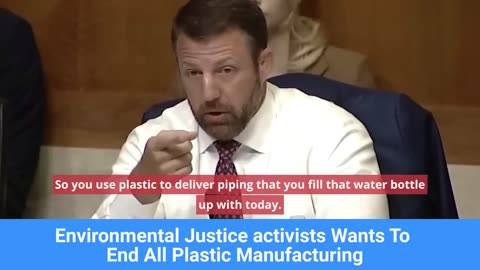 Climate Activist Gets Schooled By Senator For Trying To End All Plastic Manufacturing