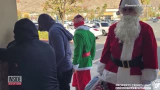 Police Go Undercover as Santa a