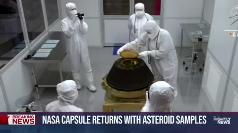 In historic mission, NASA space capsule returns carrying asteroid sample