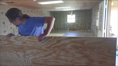 2 Reinforcing Floors With Plywood To Make A Shed Into A Tiny Home