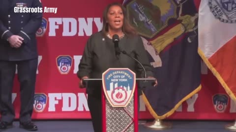 New York Attorney General Letitia James Booed At FDNY Ceremony