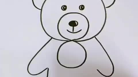 Draw Baby Bear Simplestrokes
