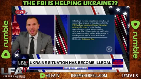 LFA TV CLIP: THE FBI IS HELPING UKRAINE!