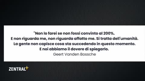 G. Vanden Bosshe :Le vaccinazioni scateneranno una catastrofe globale di proporzioni epiche